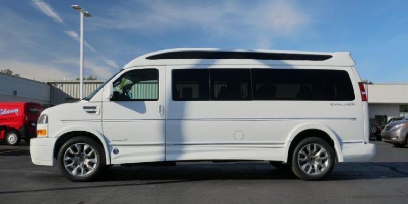 Overview of the 2022 GMC Savana 9 Passenger Travel Van